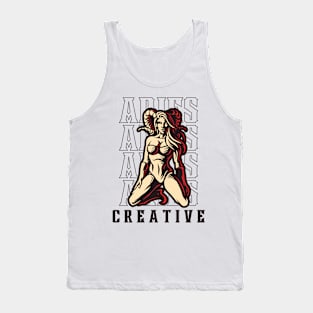 Aries The Creative Zodiac Sign Tank Top